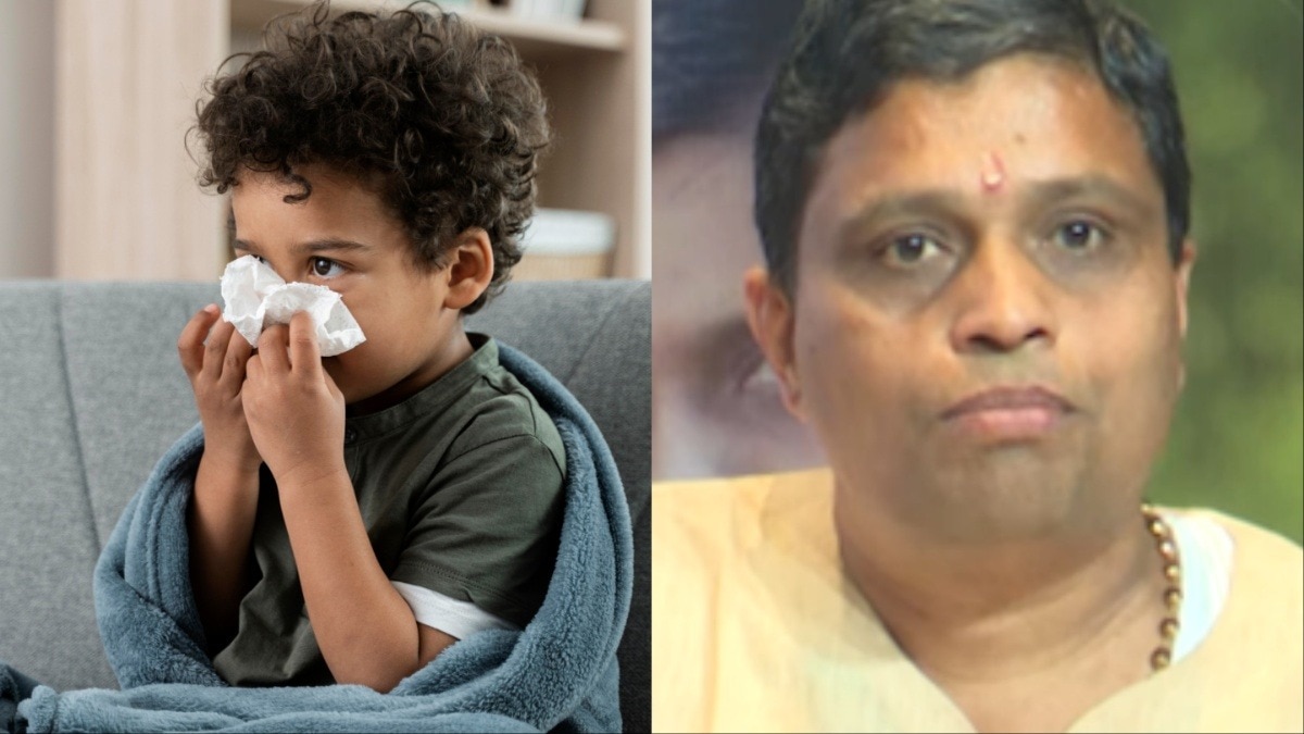 बच्चों को सर्दी-जुकाम होने पर करें ये उपाय (Photo- Freepik & Instagram@/Acharya Balkrishna)