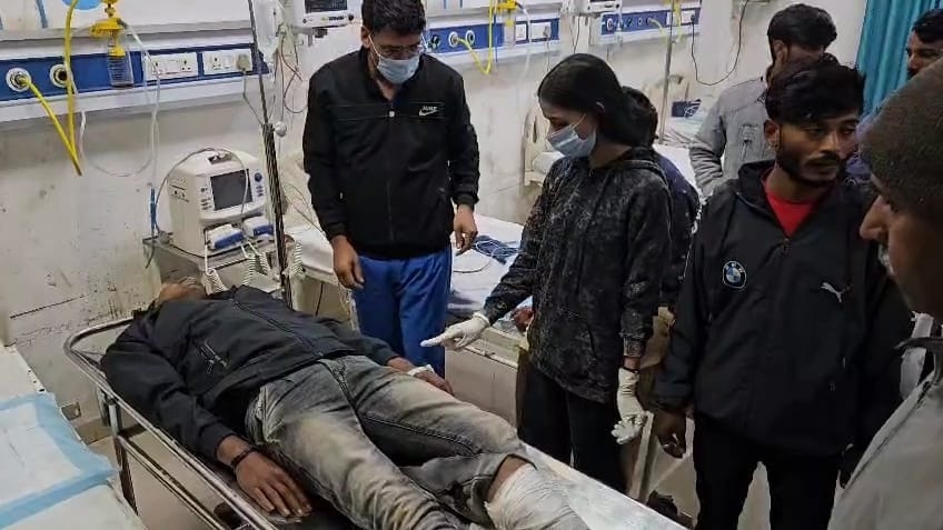 मुठभेड़ के बाद हत्या का आरोपी गिरफ्तार (Photo: Screengrab)