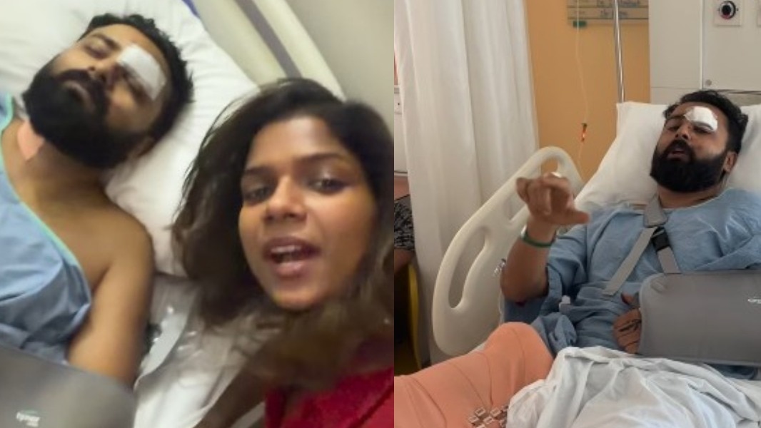  बेंगलुरु में खराब सड़क की वजह से एक गंभीर हादसा सामने आया है. सौरभ पांडे नाम के युवक की बाइक अनियंत्रित होकर गिर गई और उन्हें कई जगह गंभीर चोटें आईं. (Photo: Instagram/khyatishree2)