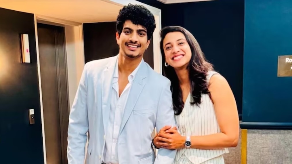 Palash Muchchal and Smriti Mandhana