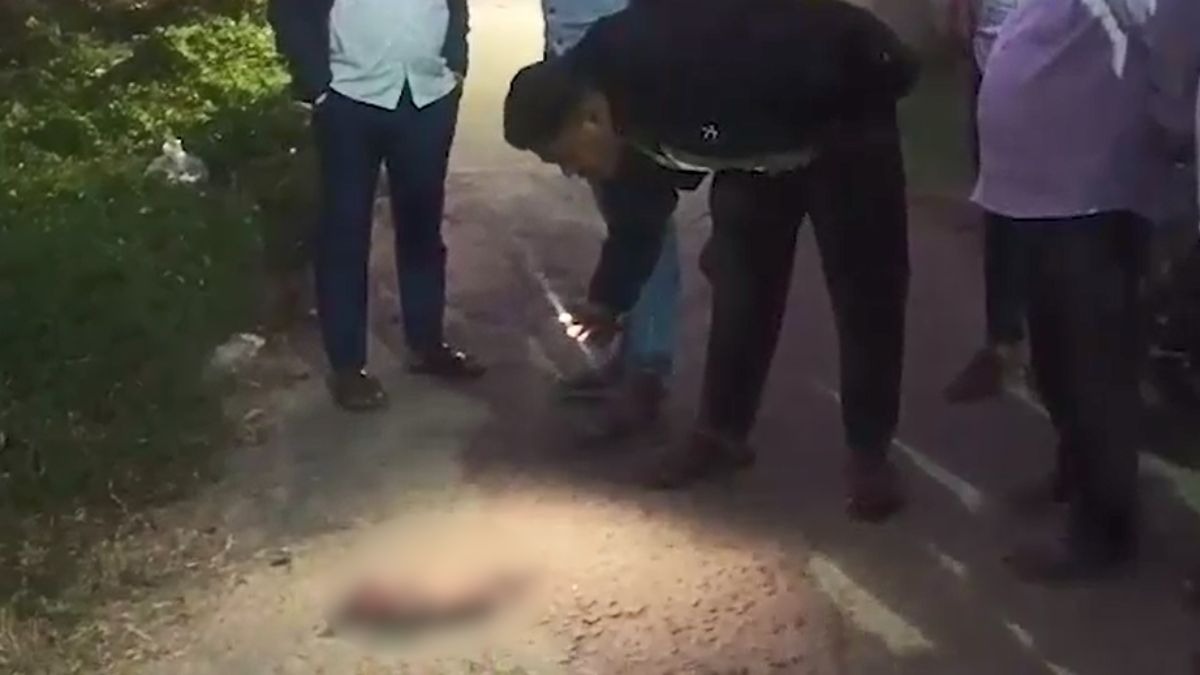 New born girl dead body found