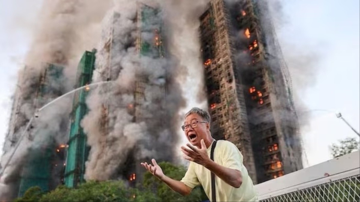 हॉन्गकॉन्ग में लगी आग ने सैकड़ों जिंदगियां लील ली