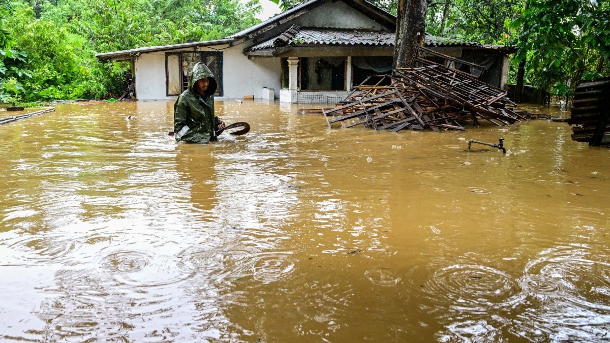 floods and landslides in Sri Lanka Due to Cyclonic Storm DITWAH (Photo-AFP)