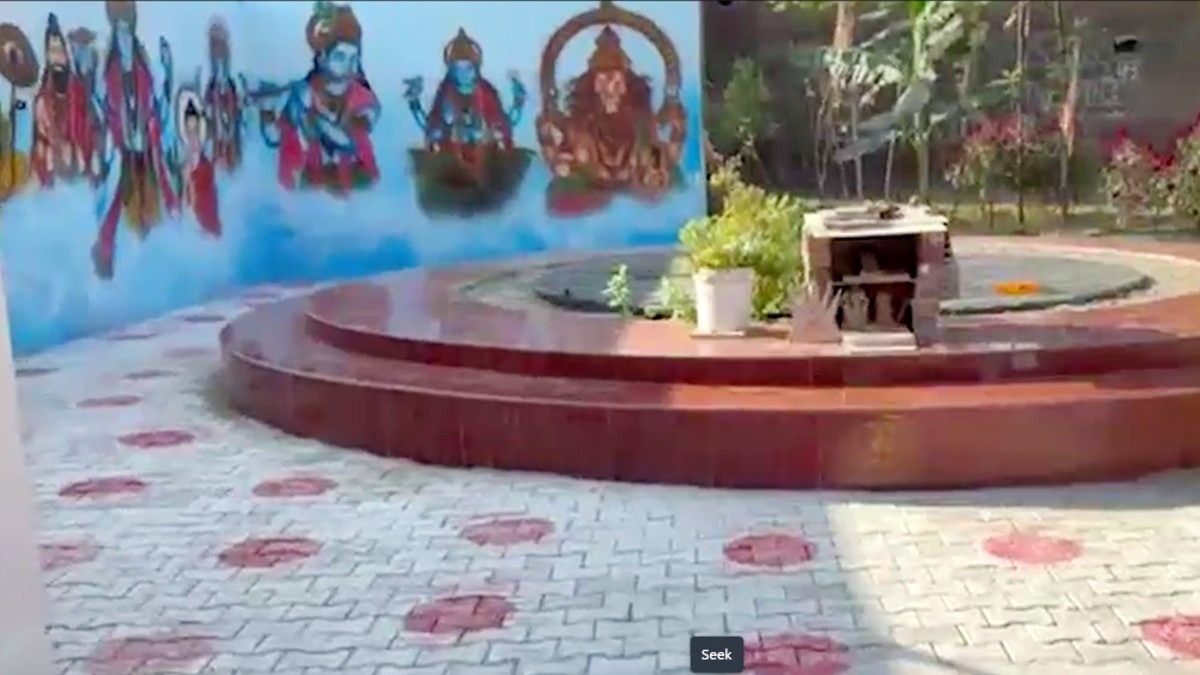 प्राचीन 'चतुर्मुख ब्रह्म कूप' का कायाकल्प.(Photo:Screengrab)