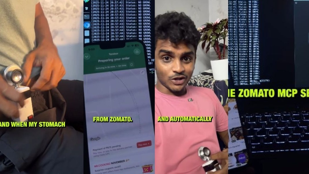 जोमैटो के MCP सर्वर से जुड़ने के बाद यह आसपास के रेस्टोरेंट्स को स्कैन कर रेटिंग और कीमत के आधार पर डिश चुनता है. (Photo: Instagram/zikiguy)