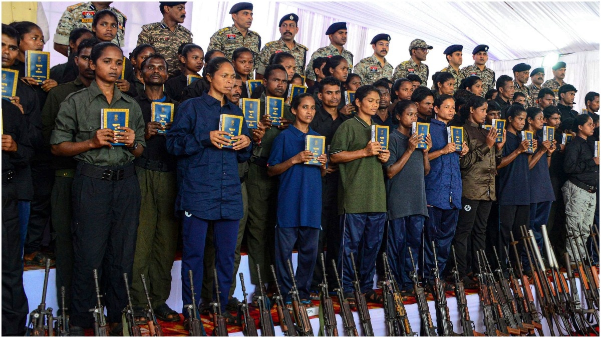  Naxalites surrender in Chhattisgarh