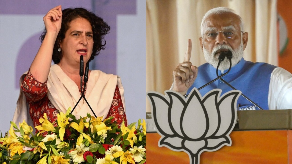 priyanka gandhi and pm modi