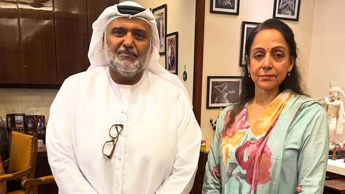 Hema Malini with hamadreyami