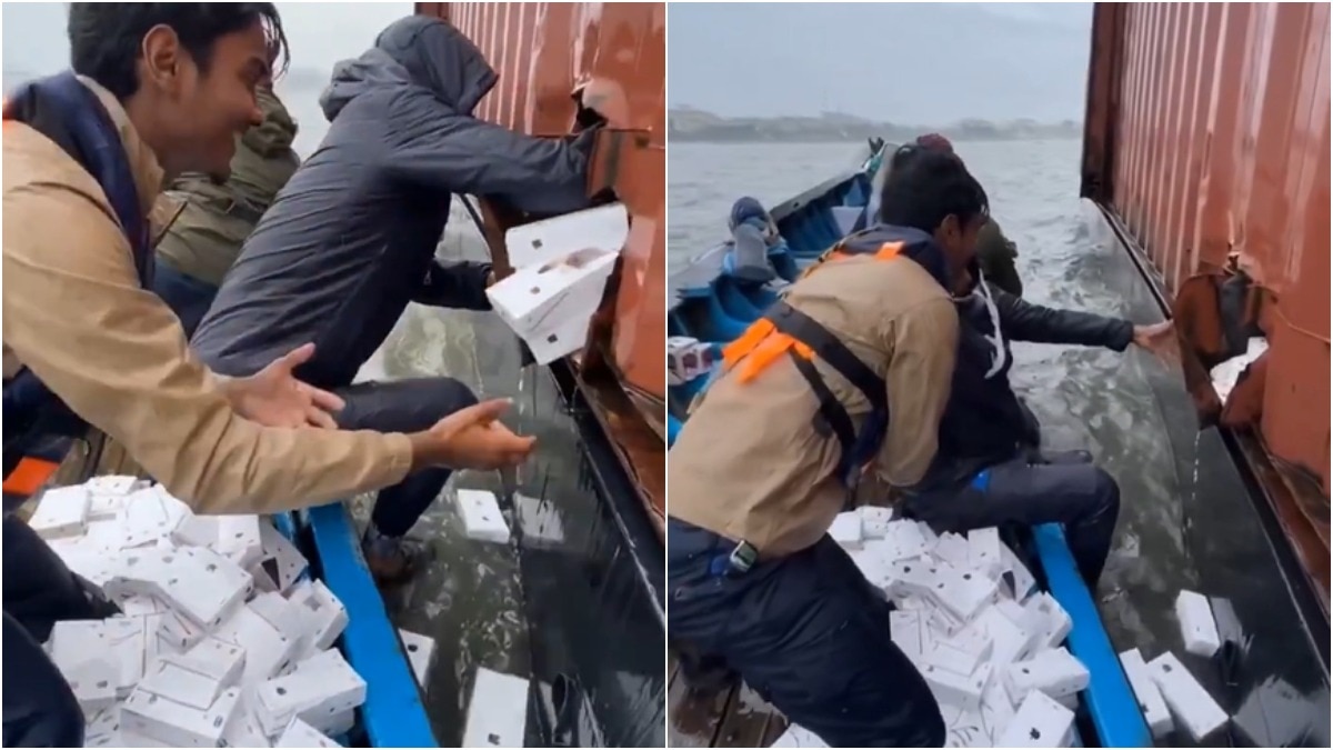 viral iPhone container video