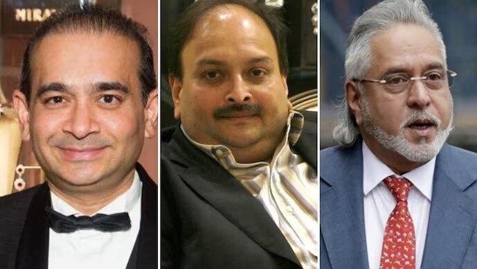 Nirav Modi, Mehul Choksi, Vijay Mallya.