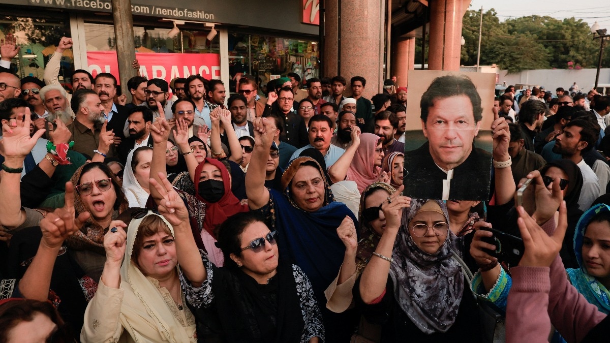 Imran Khan protests