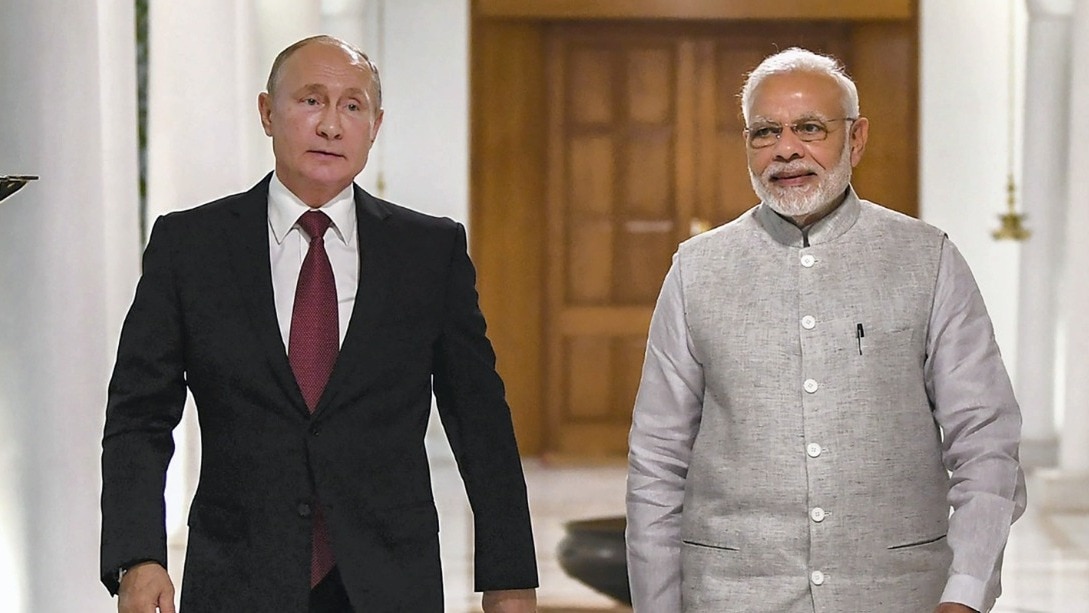  Vladimir Putin and Narendra Modi