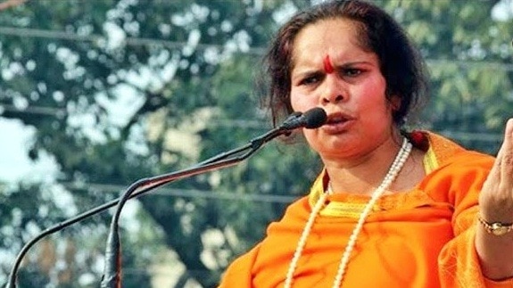 Sadhvi Prachi attacks Maulana Madani (Photo- ITG)