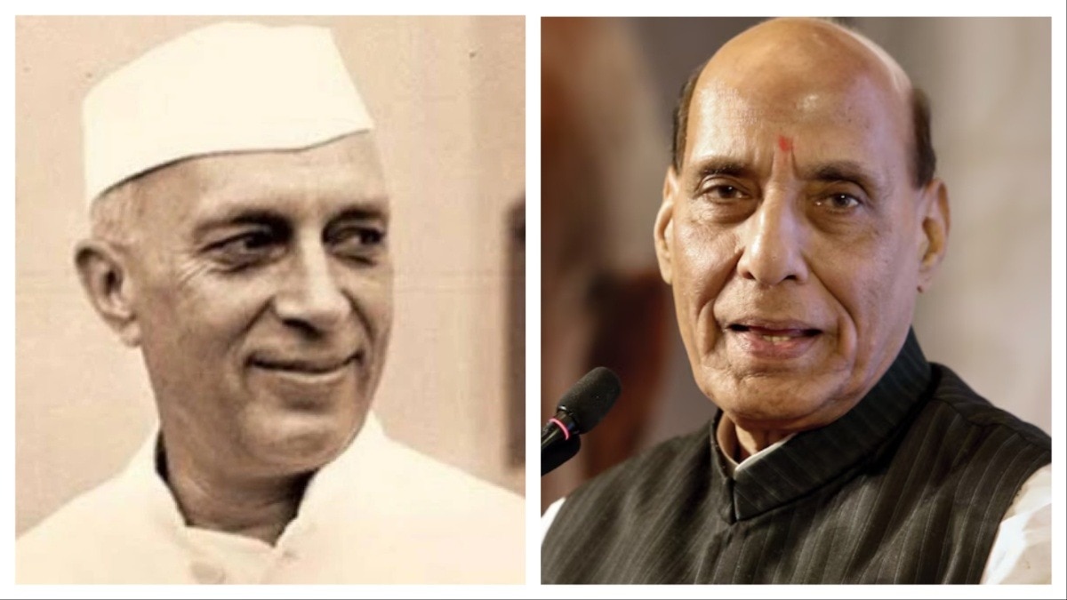 राजनाथ सिंह ने कहा, नेहरूजी ने खुद को भारत रत्न से सम्मानित किया. (File Photo: ITG)