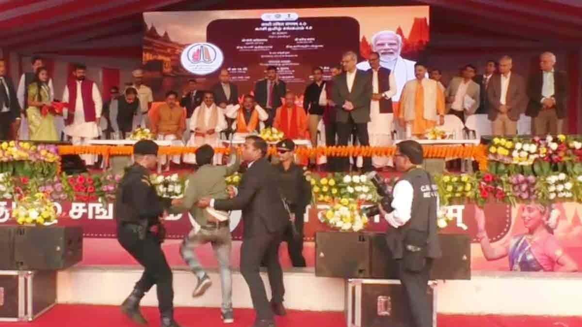 VARANASI CM YOGI SECURITY LAPSE