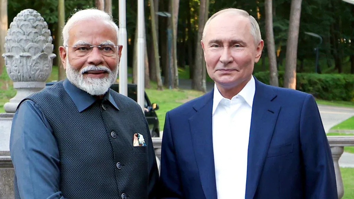 PM Narendra Modi and Russian President Putin