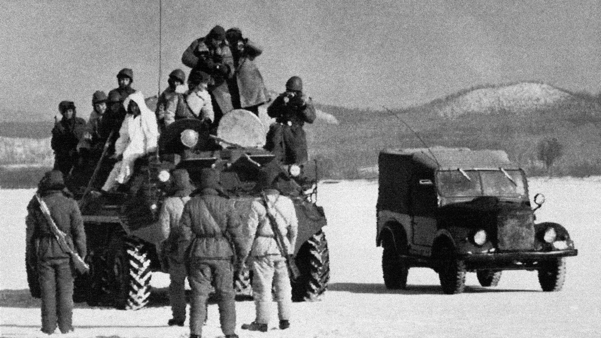 Sino Soviet border conflict 1969