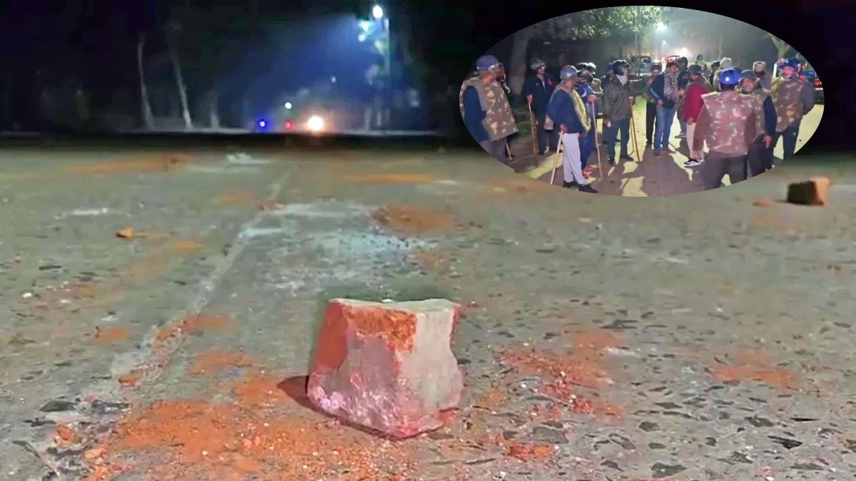 The scene after uproar in BHU (Photo- ITG)