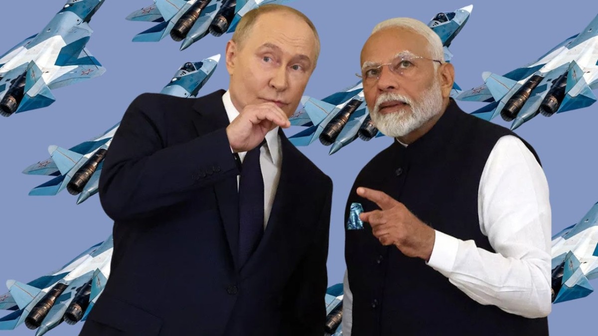 Vladimir Putin With Narendra Modi