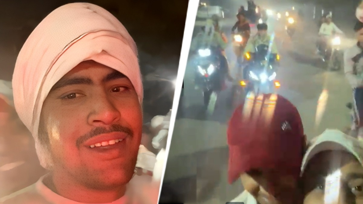 A procession was taken out after the accused was released from jail; police arrested 10 youths from the spot and filed a case