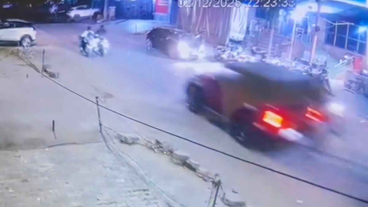  घटना CCTV में कैद.(Photo: Vishal Sharma/ITG)