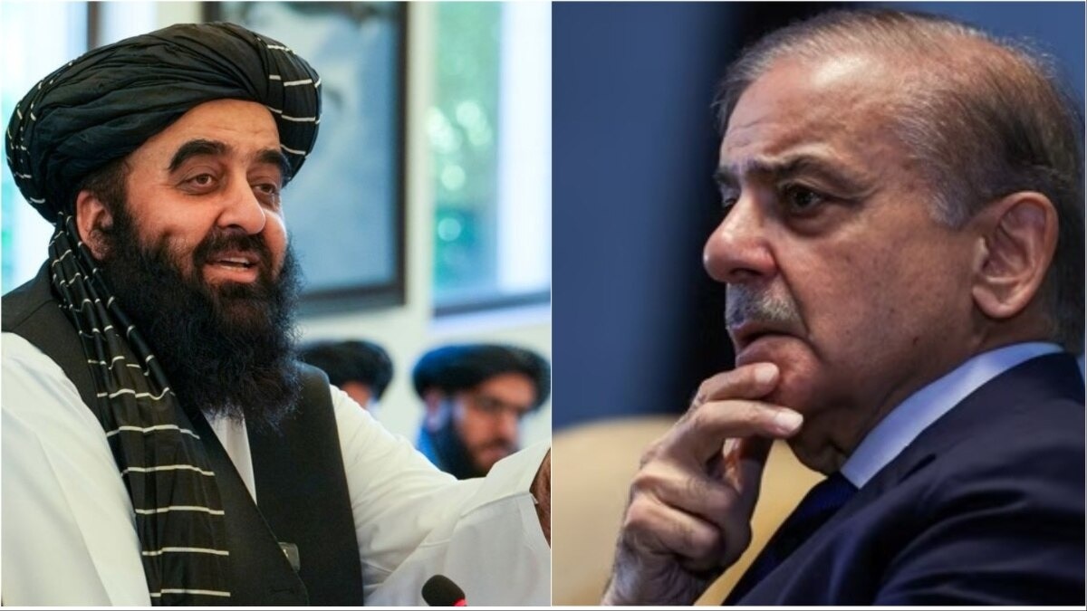 Amir Khan Muttaqi and shehbaz sharif.