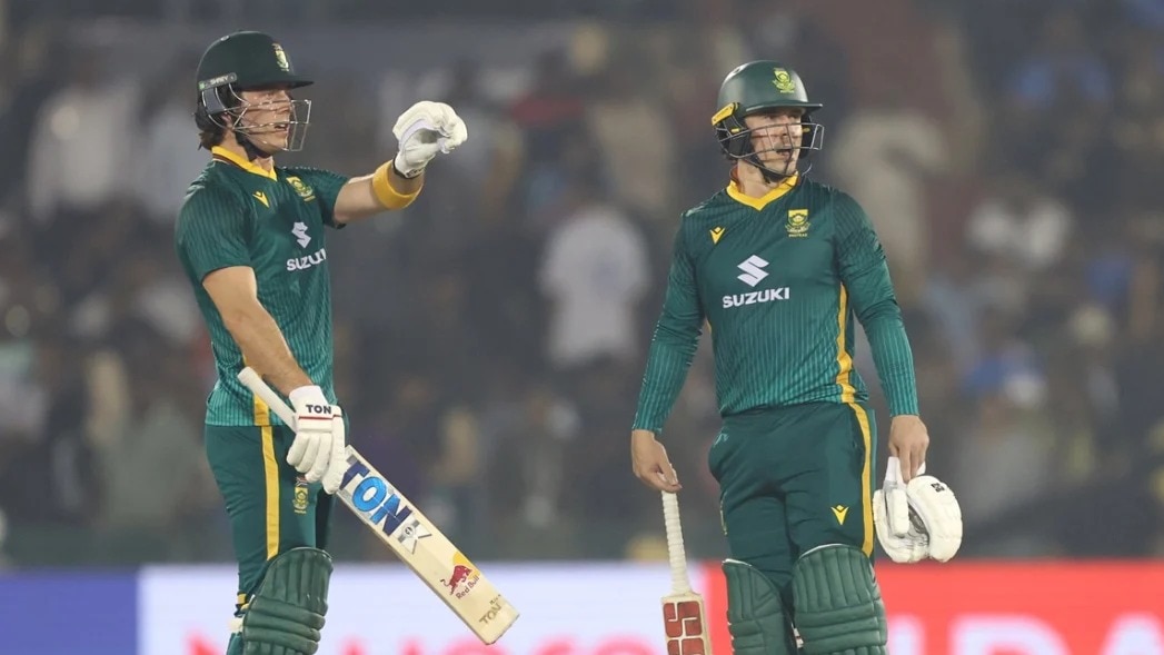 Dewald Brevis and Matthew Breetzke 