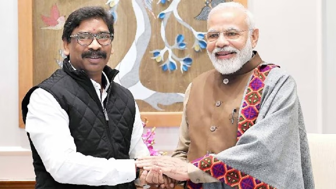 hemant soren and modi
