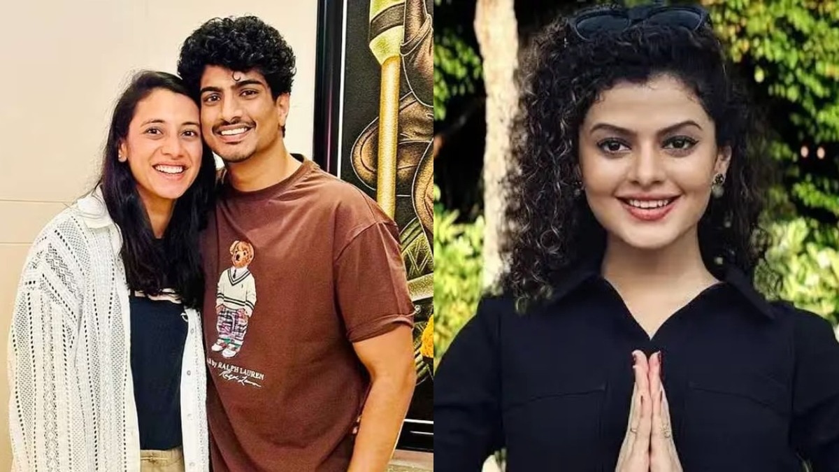 palak on palash smriti wedding