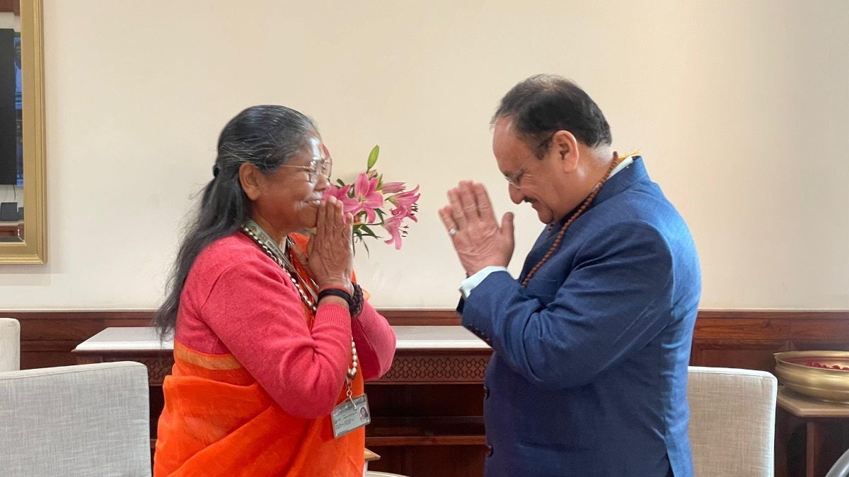 साध्वी निरंजन ने जेपी नड्डा को बिहार में जीत की शुभकामनाएं दीं