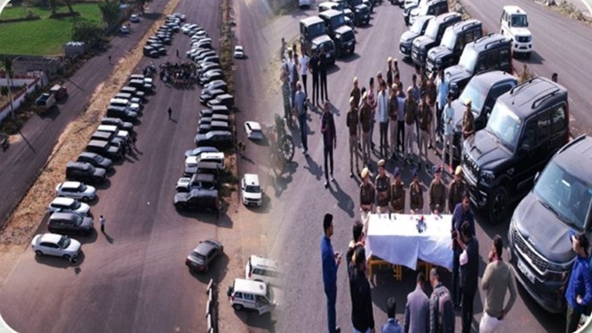 Jaipur Police Seized Mahindra Thar Scorpio