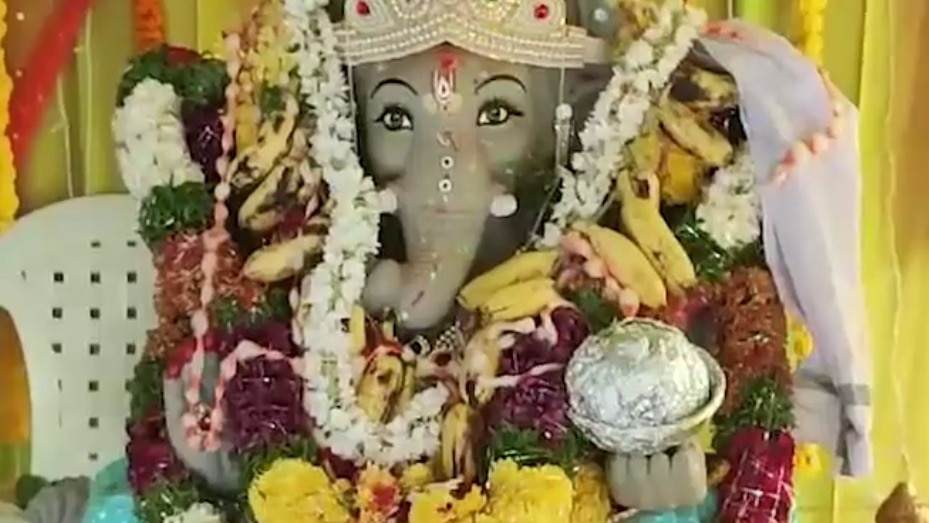 Ganesh laddoo sold at the auction in Telangana