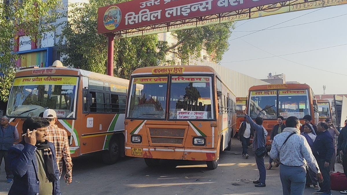 माघ मेले की तैयारियों में यूपी रोडवेज. (Photo: ITG)