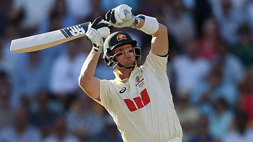 Steve Smith of Australia bats.