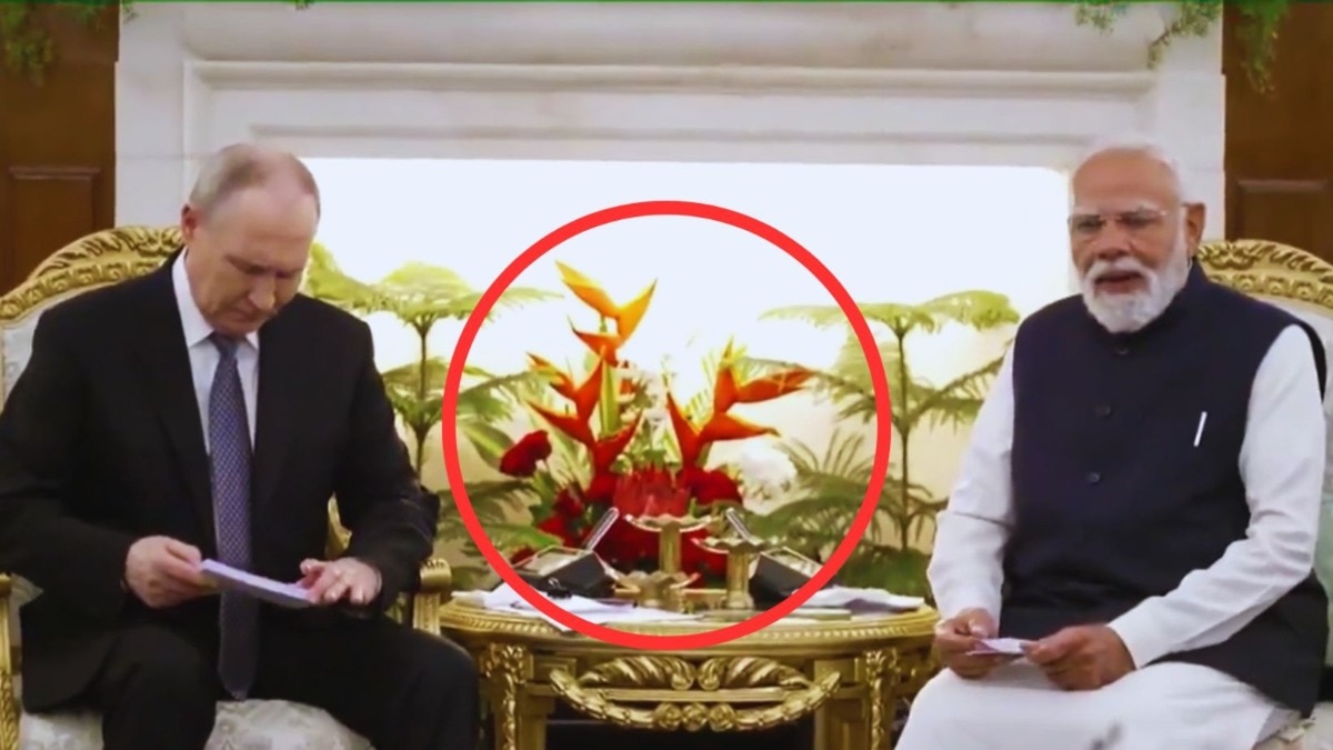 heliconia PM Modi Putin
