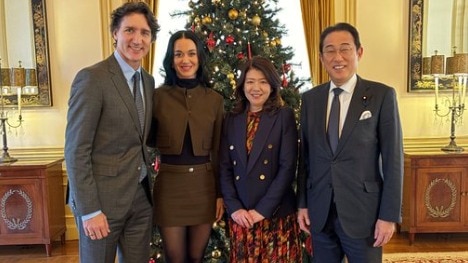 Justin Trudeau and Katy Perry