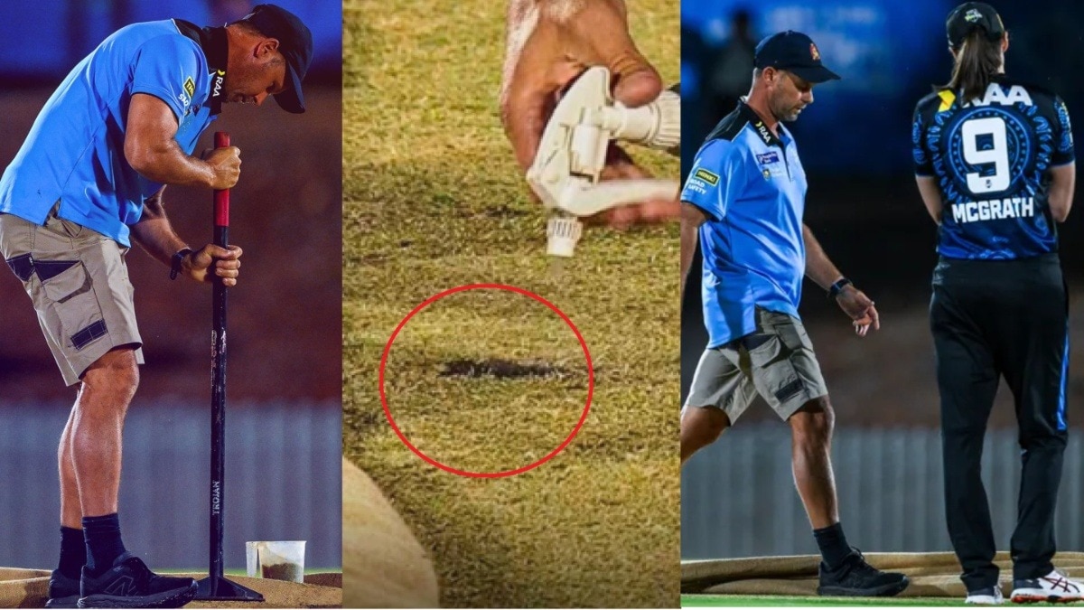 Cricket pitch hole incident in WBBL 