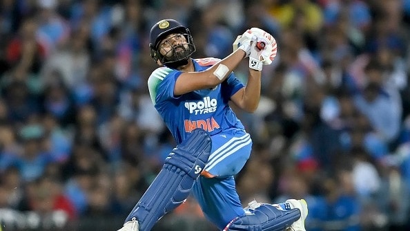 Former India captain Rohit Sharma in this frame