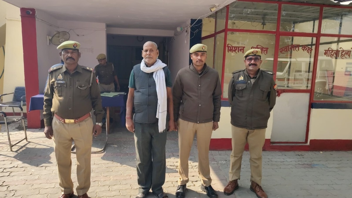  पुलिस की गिरफ्त में आरोपी.(Photo: Siddhartha Gupta/ITG)