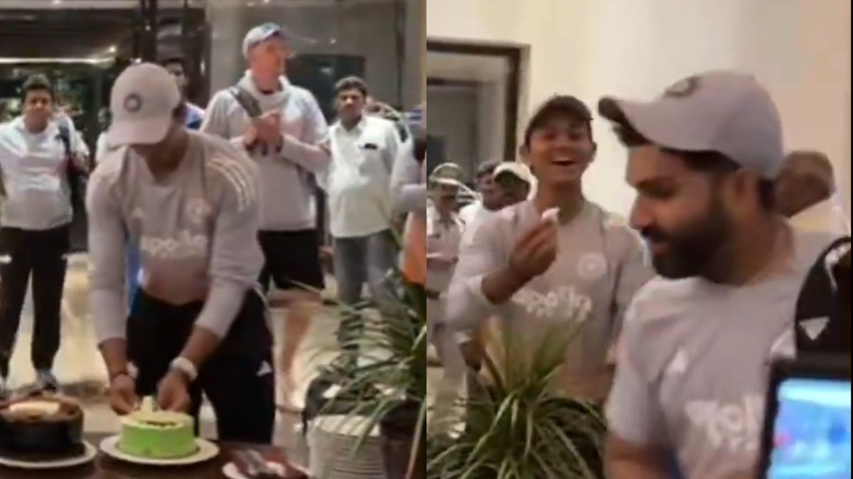 Yashasvi Jaiswal and Rohit Sharma in Team hotel