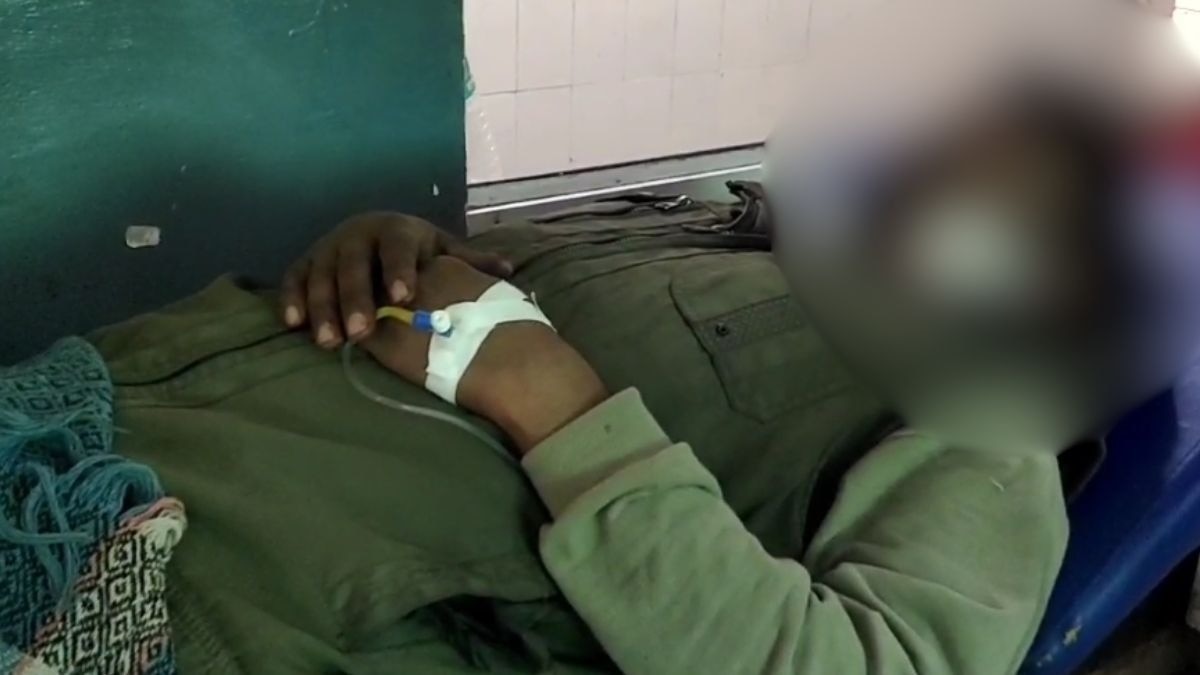 man attacked by wife