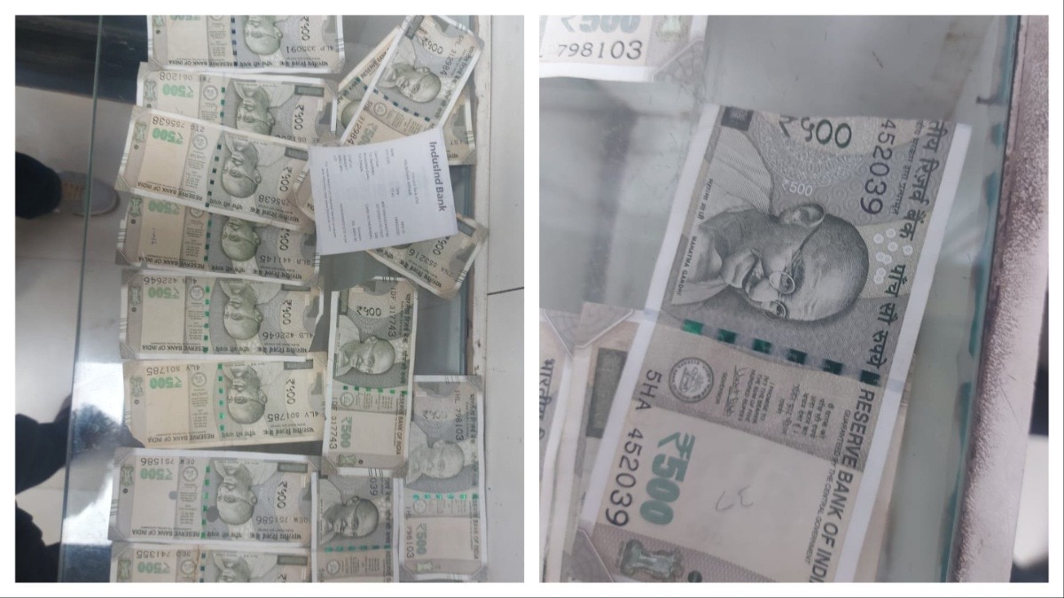 राजबीर ने 10 हजार रुपए निकाले. (Photo: ITG)