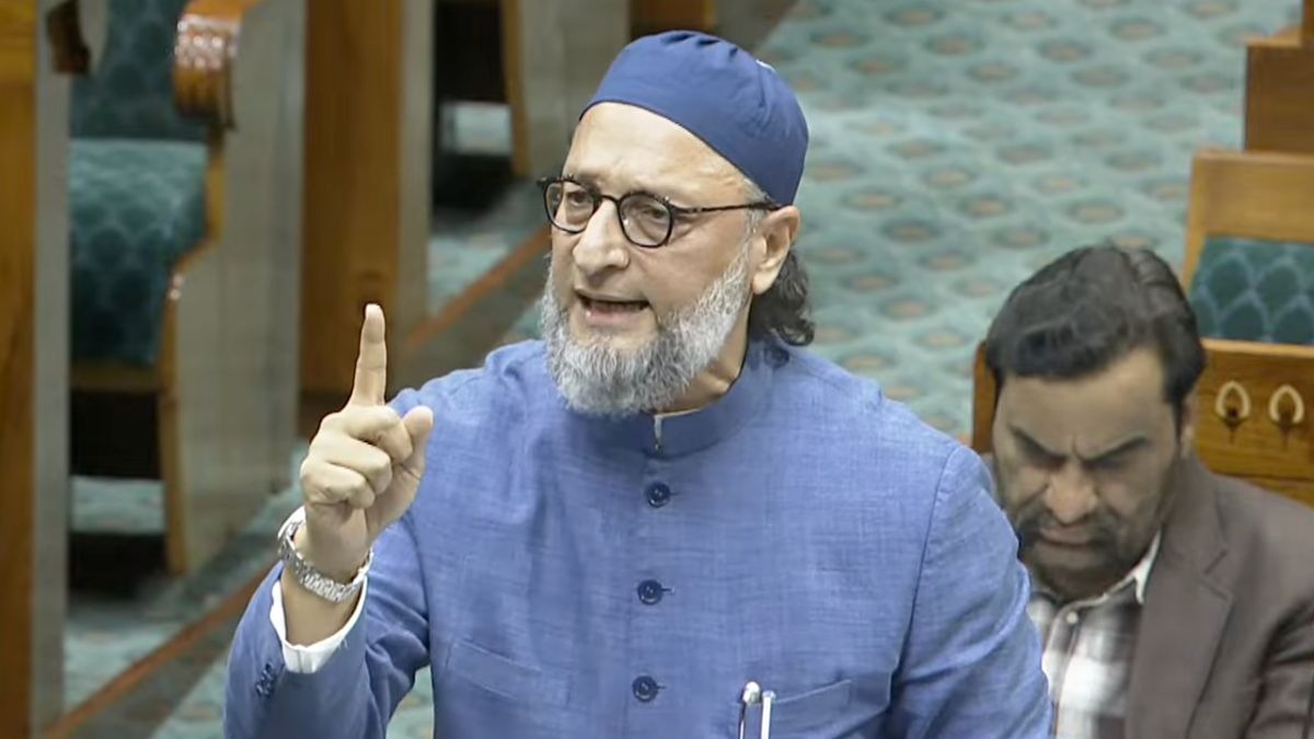  धार्मिक आज़ादी और राष्ट्रवाद पर ओवैसी का कड़ा रुख (Photo: Youtube/@SansadTV)