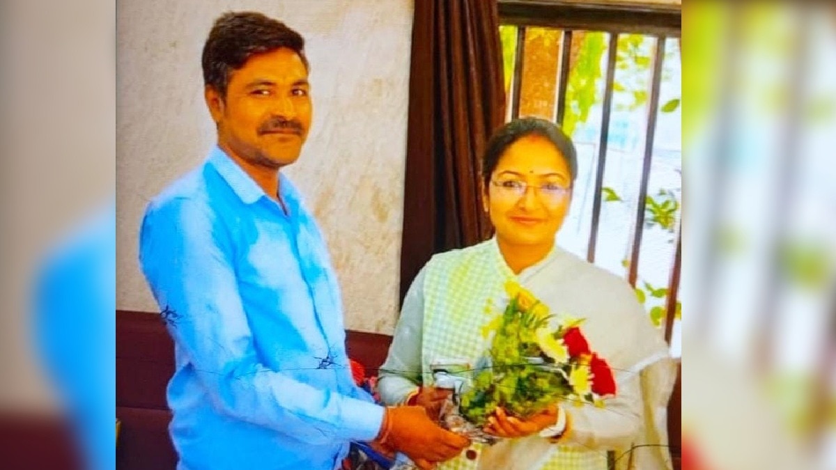 मंत्री प्रतिमा बागरी ने आरोपी अनिल बागरी को भाई मानने से किया इनकार.(Photo:ITG)