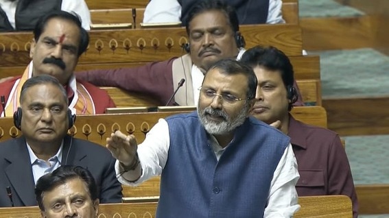 तुष्टिकरण की राजनीति में फंसी है कांग्रेस, लोकसभा में बोले निशिकांत दुबे. (photo: ITG)