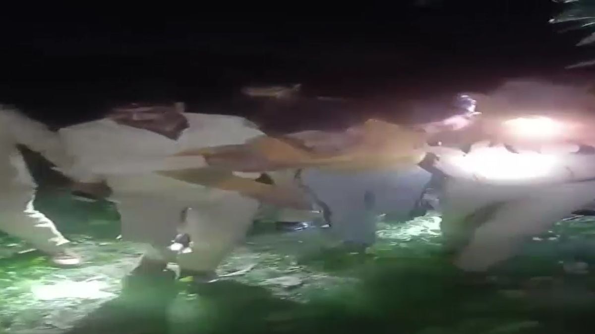 मुठभेड़ में पकड़ा गया इनामी बदमाश. (Photo: Screengrab)