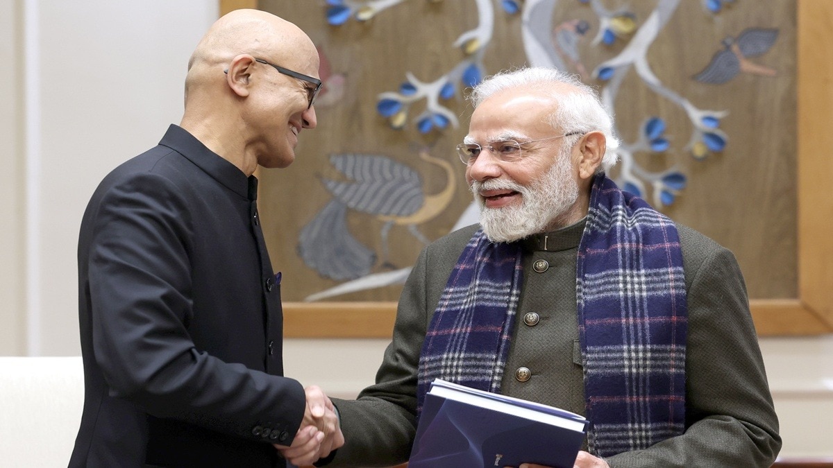 माइक्रोसॉफ्ट CEO ने पीएम मोदी से मुलाकात के बाद किया ऐलान. (Photo:  X/@satyanadella)