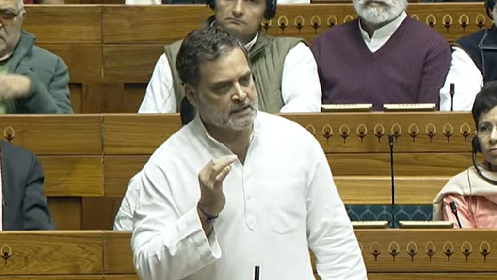 Rahul Gandhi in Lok Sabha