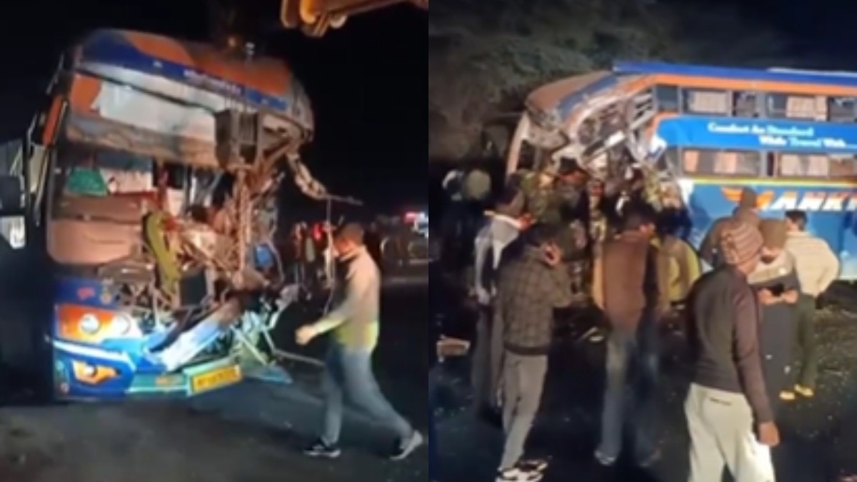 यात्री वैष्णो देवी से लौटकर खाटू श्याम जी जा रहे थे.(Photo: Screengrab)