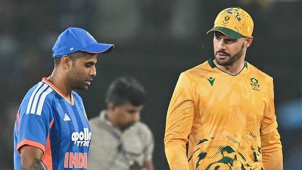 Aiden Markram along with India T20I captain Suryakumar Yadav